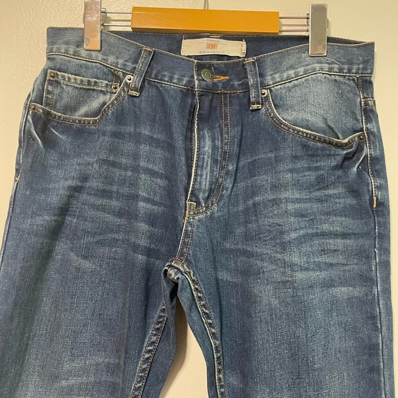 Topman Skinny  Blue Faded Wash Jeans, Size 32R - Picture 4 of 8